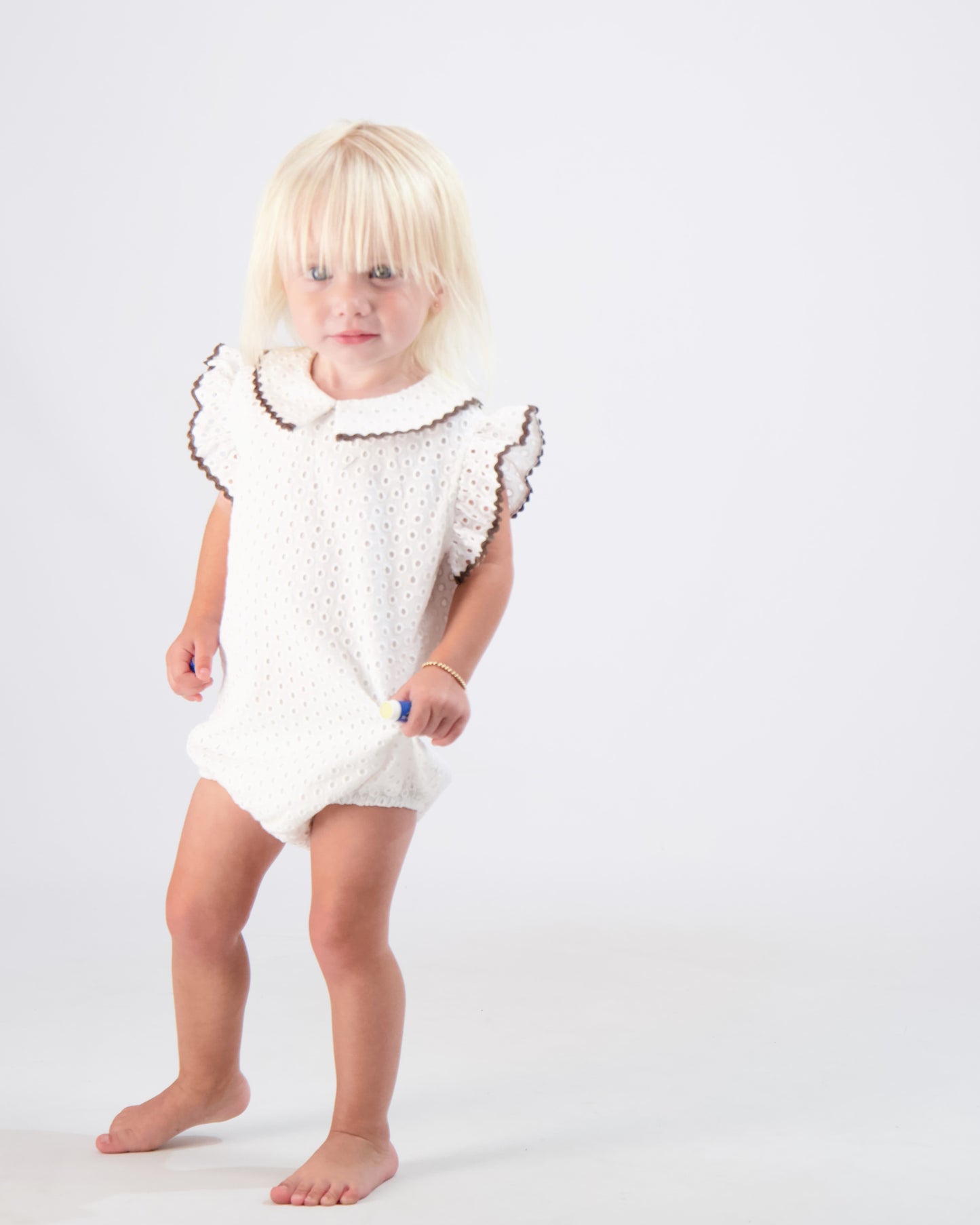 Eyelet Romper