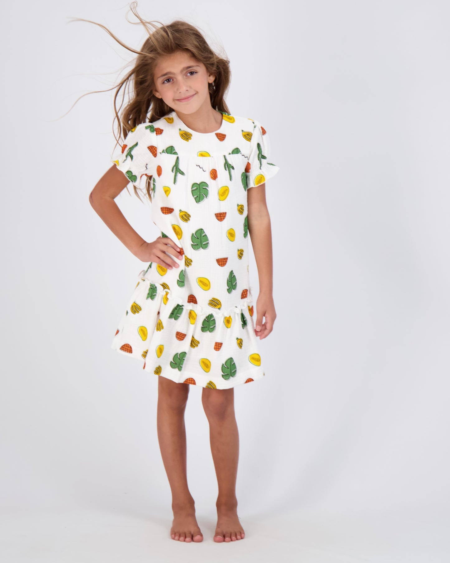 Printed Guaze Dress