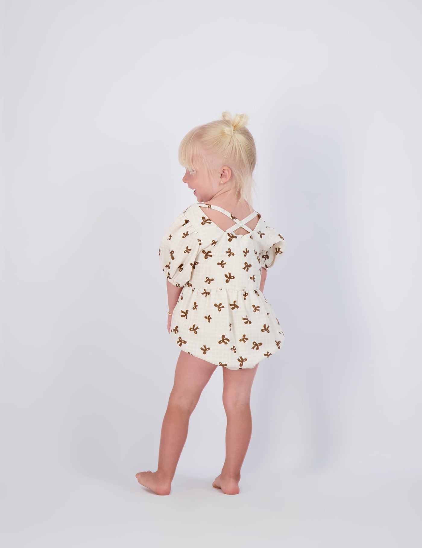 MINI BOW ROMPER