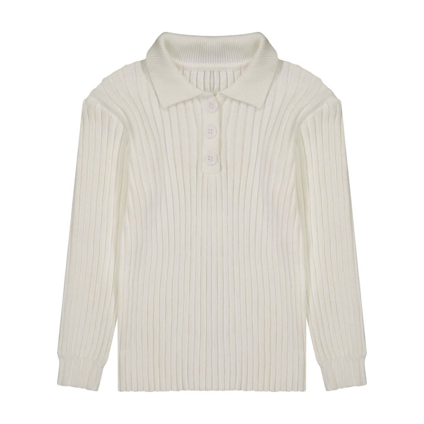 Rib Polo Sweater