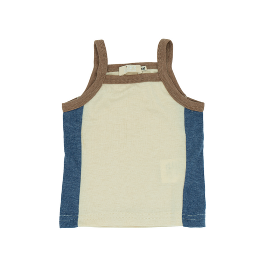 COLORBLOCK TANK AND BLOOMER