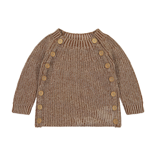 TWO TONE KNIT BABY SWEATER