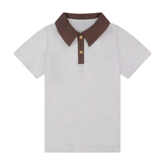 Rib Collar Shirt