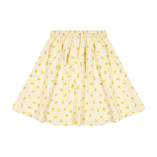 GINGHAM FRUIT SKIRT