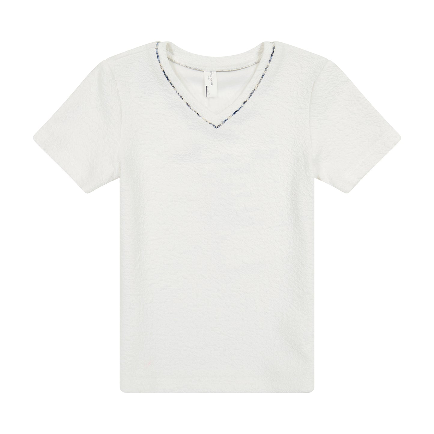 PIPED V NECK SHIRT