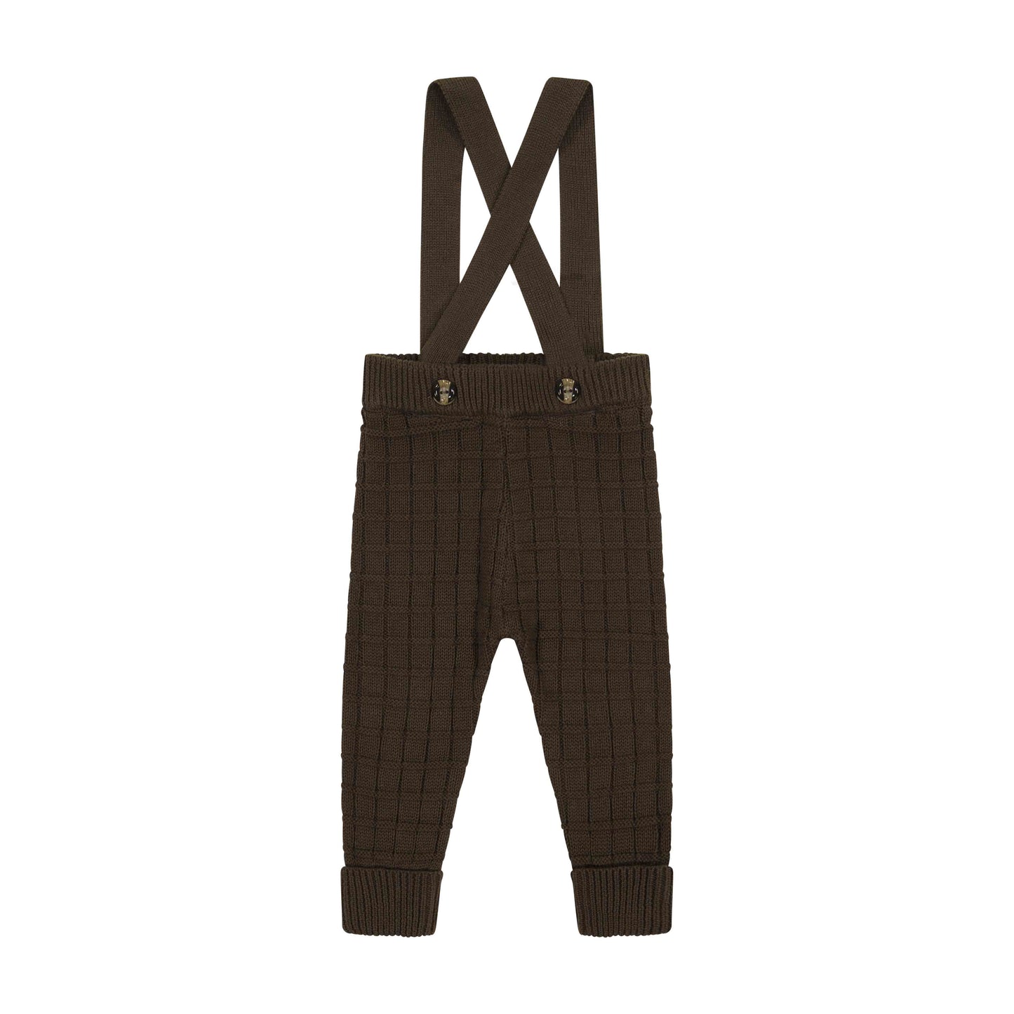 Square Knit Overalls