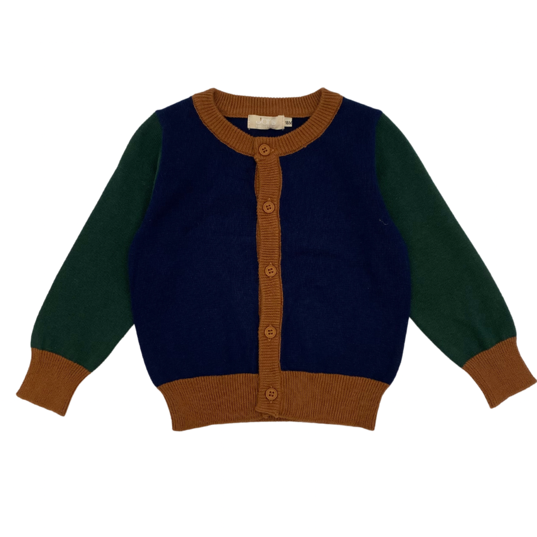 COLORBLOCK CARDIGAN