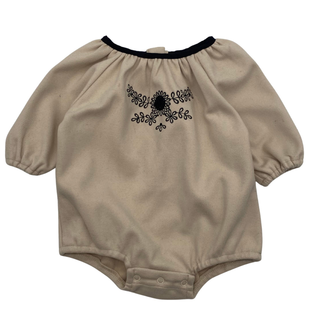 Embroidered Romper