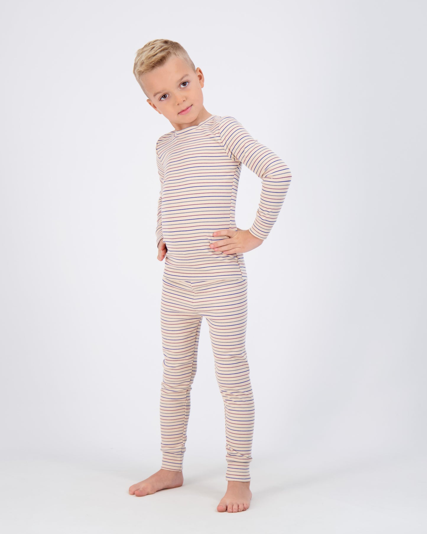 Multicolor Striped Pajamas