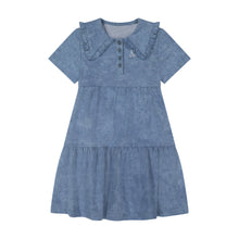 Load image into Gallery viewer, Denim Collar Dress

