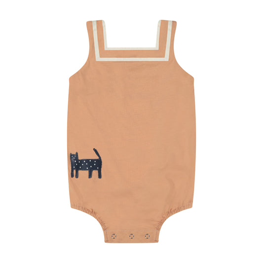 Square Neck Romper