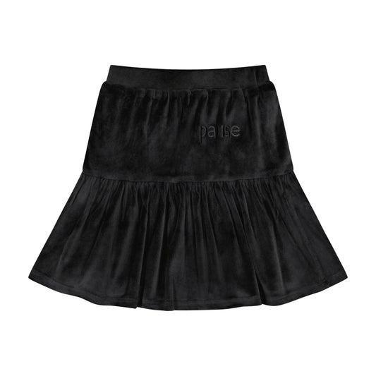 Velour Skirt Black