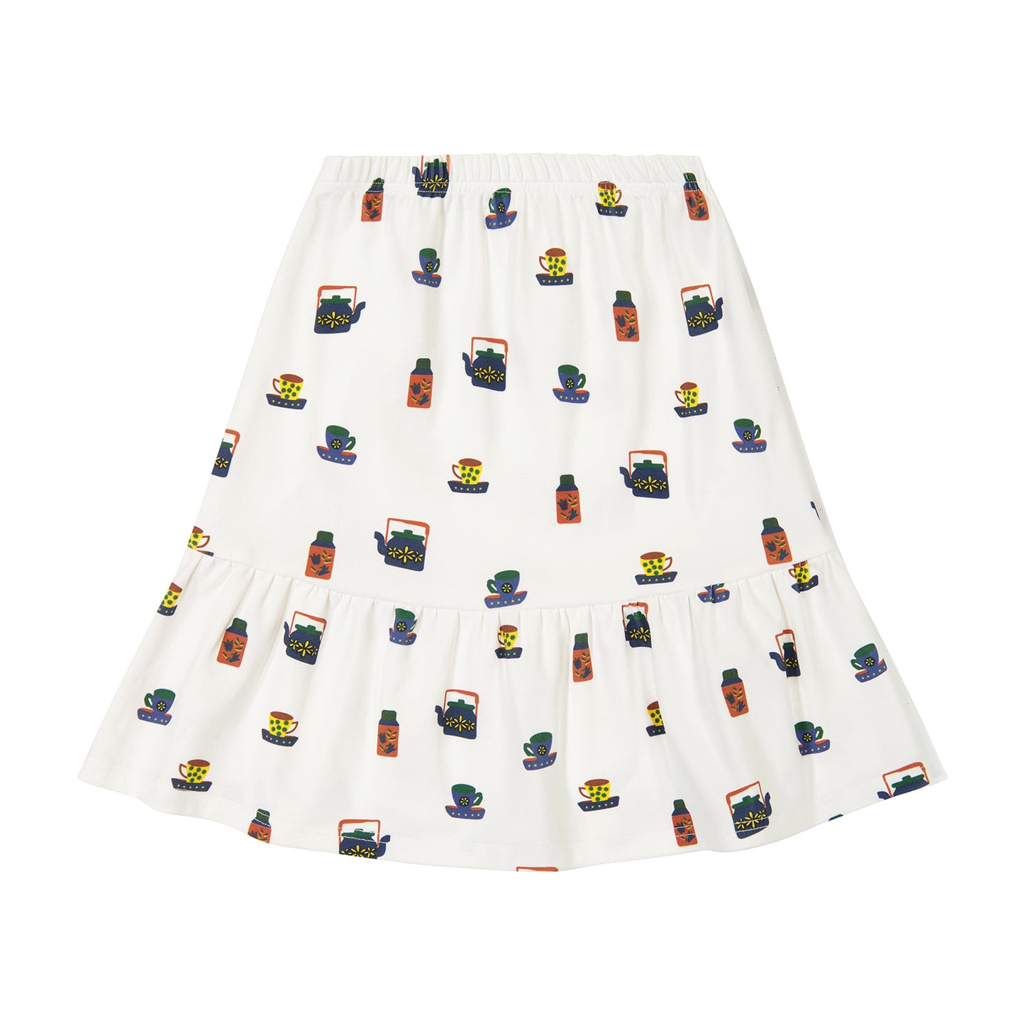 TEA PRINT SKIRT