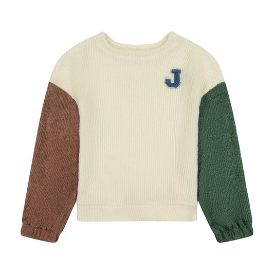 Sherpa Letter Sweatshirt