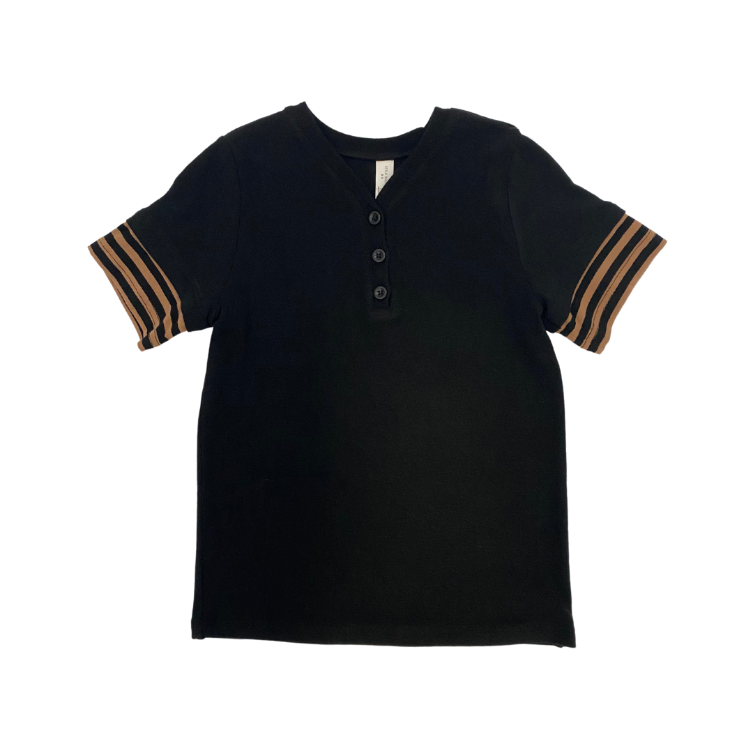 BLACK STRIPE TEE