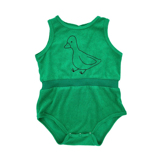 TERRY DUCK ROMPER