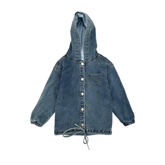 DENIM HOODED JACKET