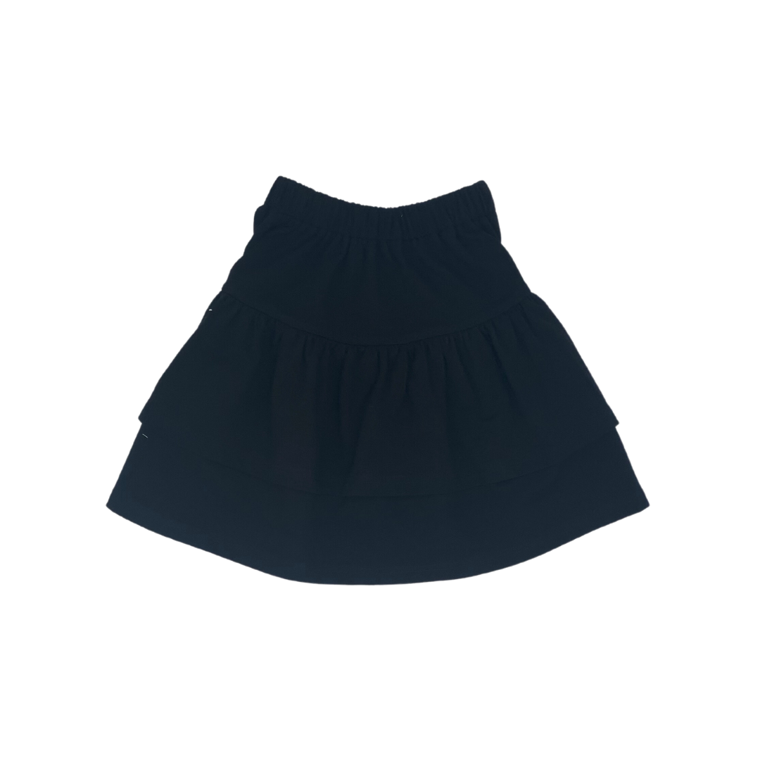 RUFFLE SWEAT SKIRT