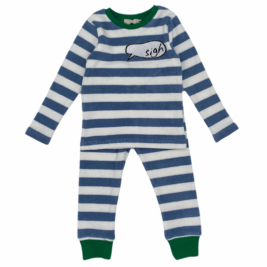 TERRY STRIPE PAJAMA