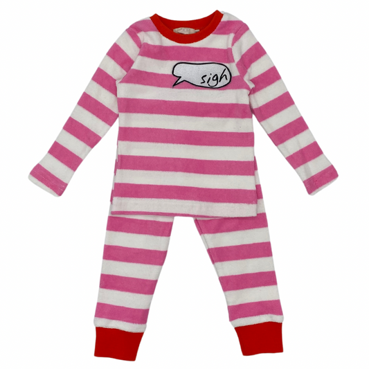 TERRY STRIPE PAJAMA