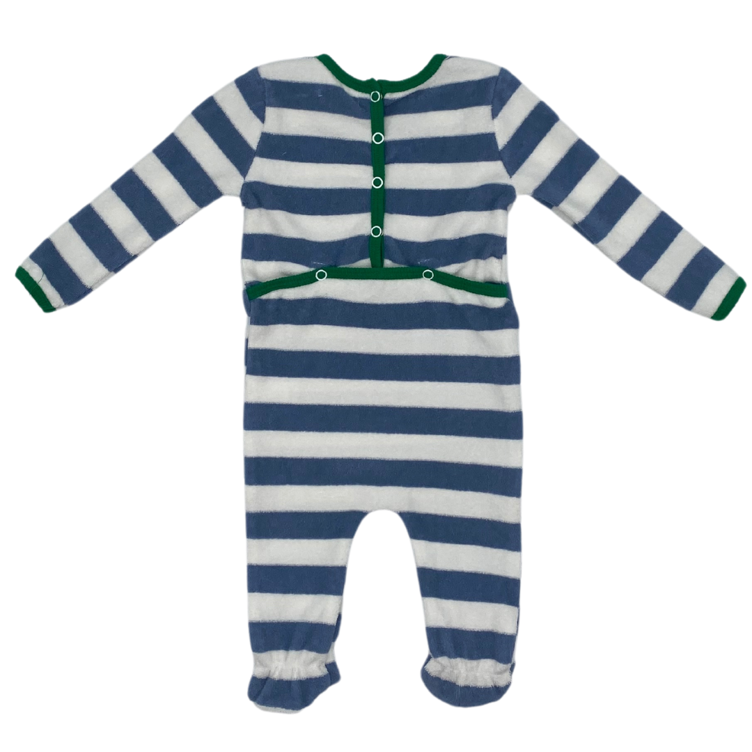 TERRY STRIPE ONESIE