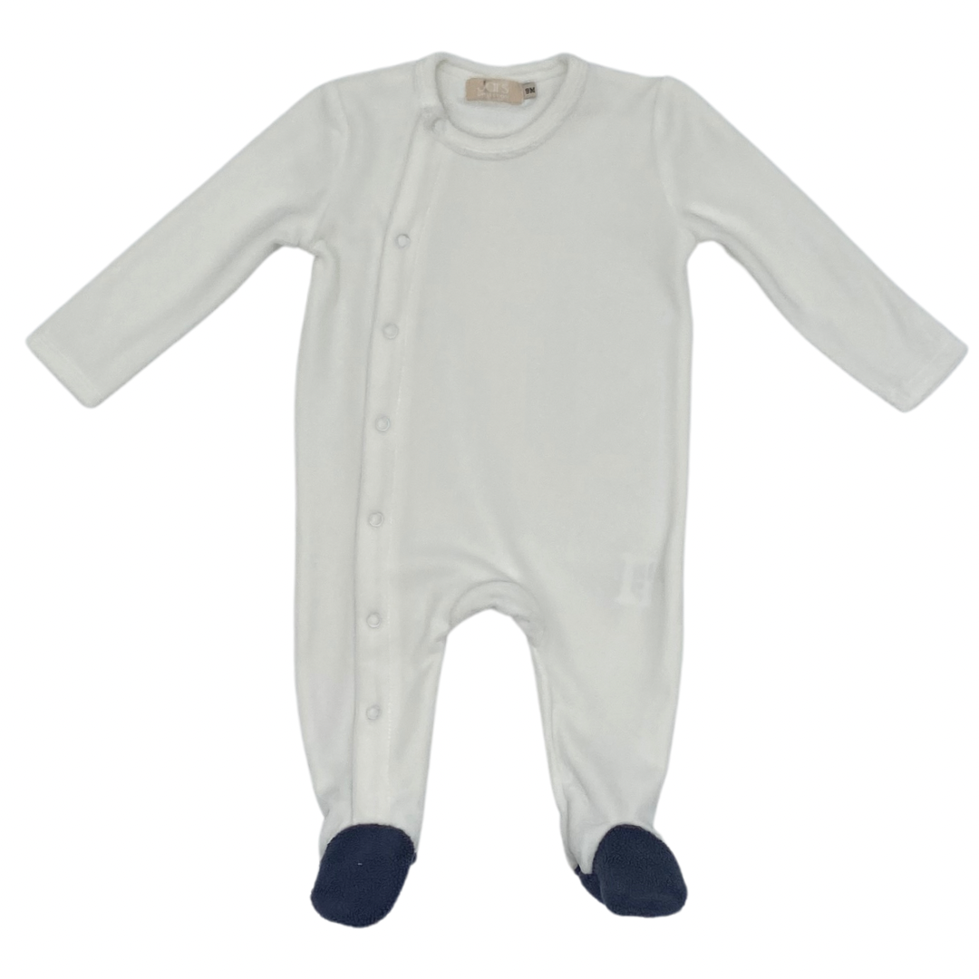 FLEECE TOE VELOUR ONESIE