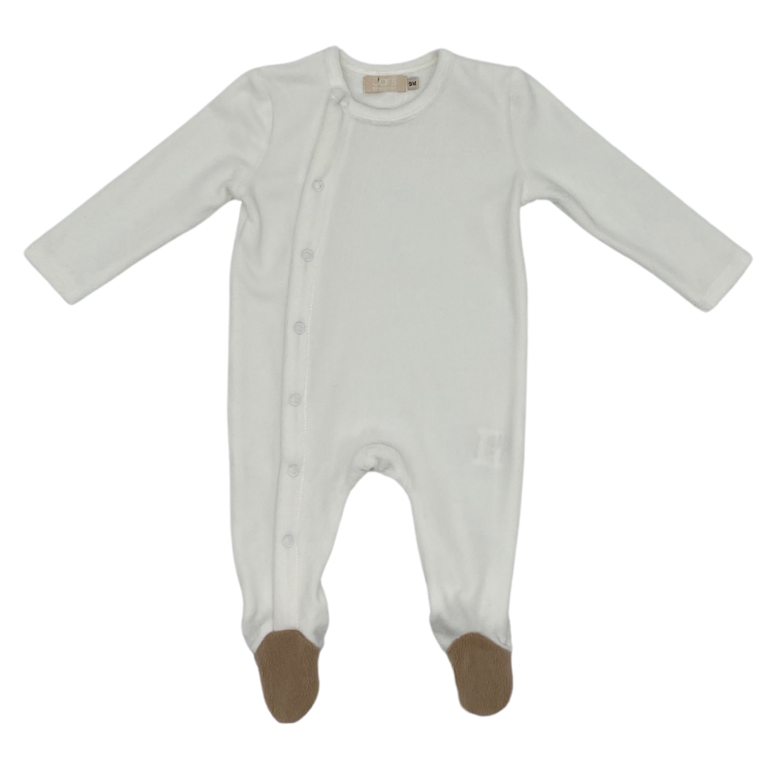 FLEECE TOE VELOUR ONESIE