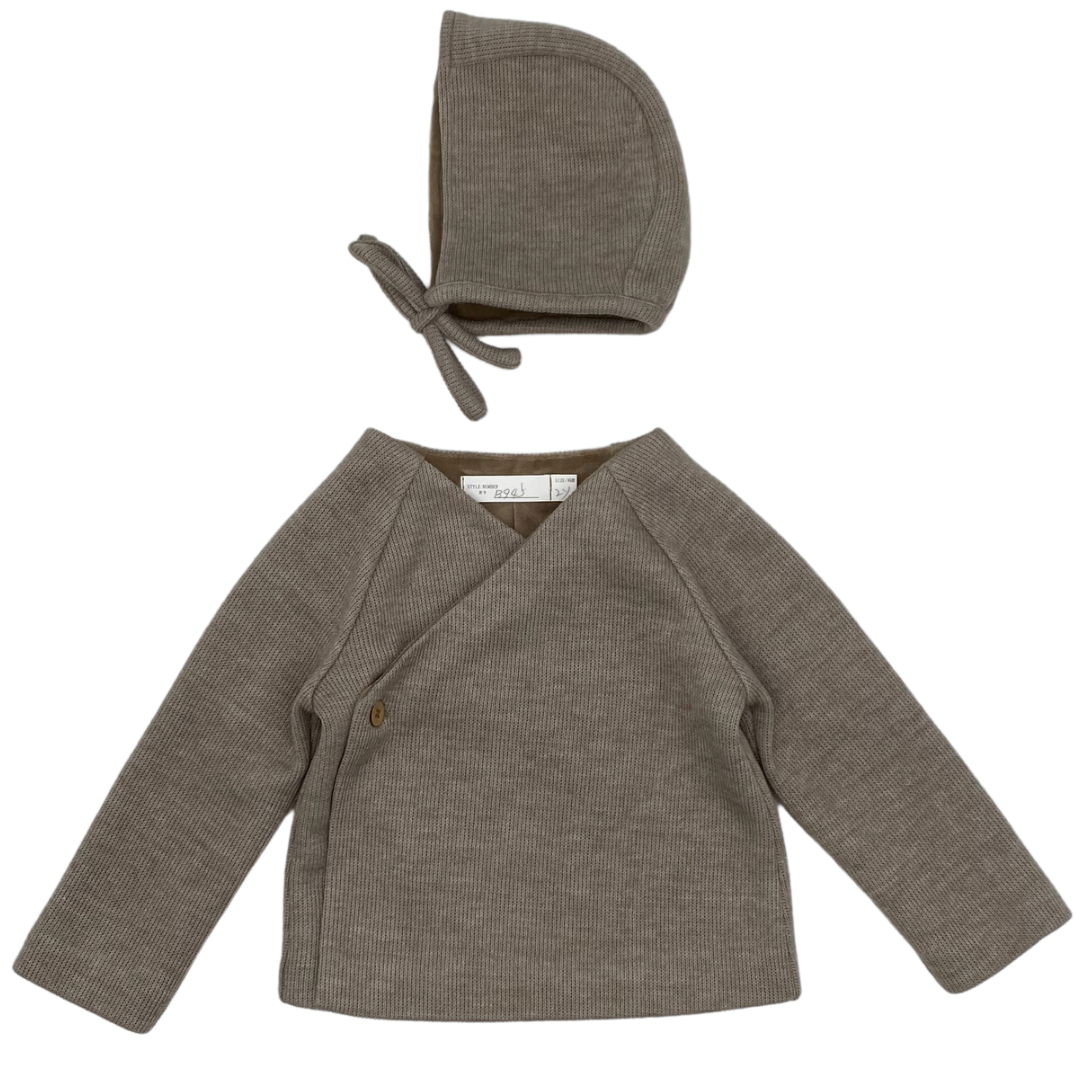 Knit Jacket And Bonnet