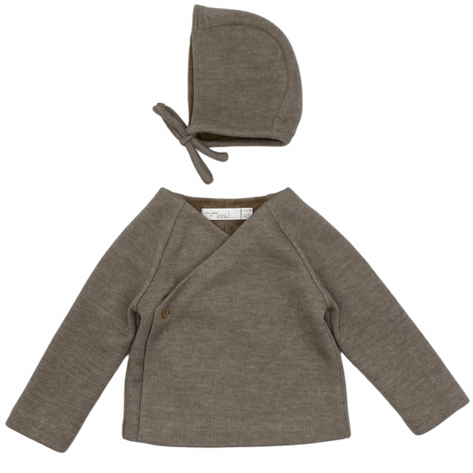 Knit Jacket And Bonnet