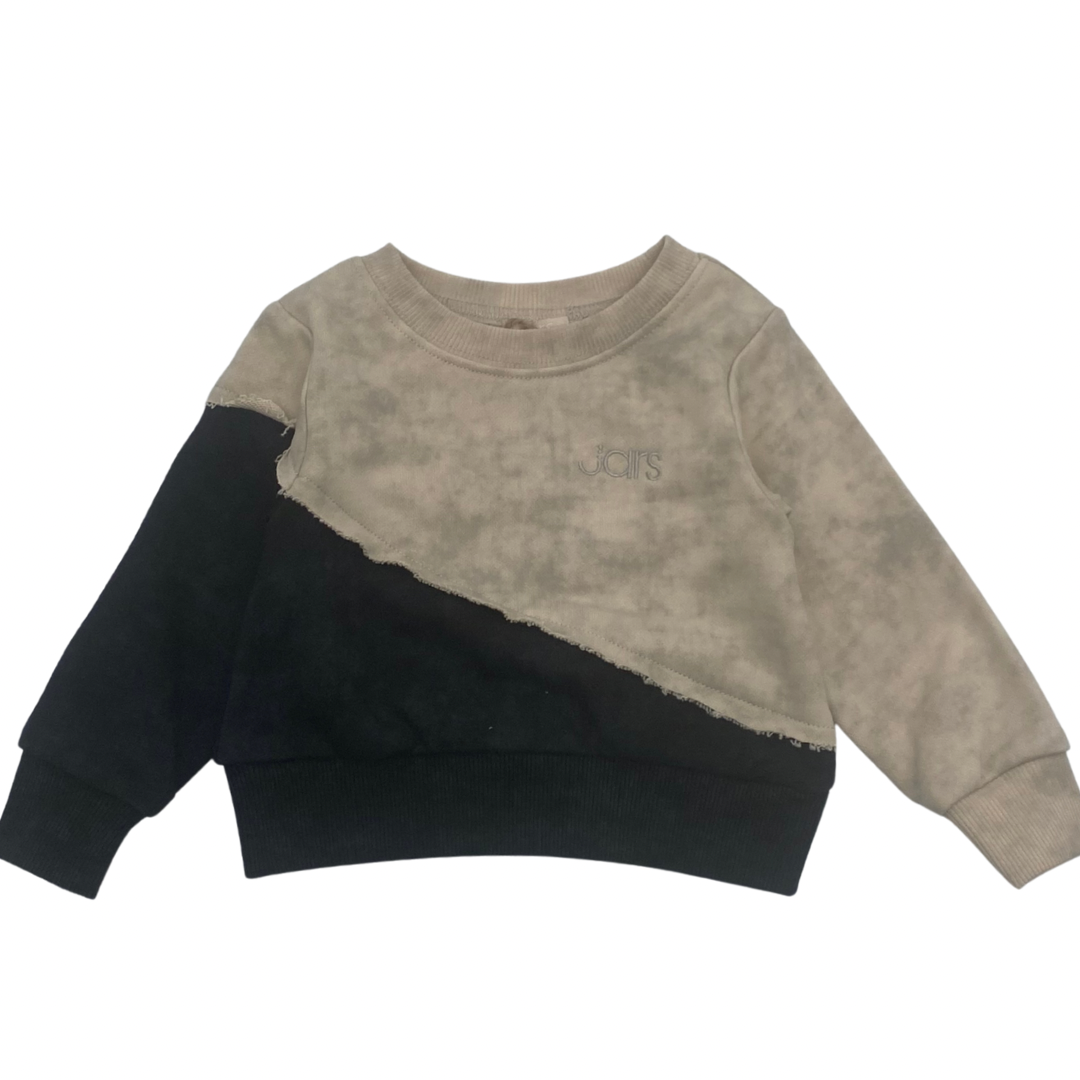 Colorblock Washed Sweatshirt