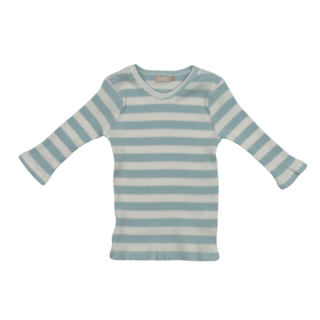 3/4 SLEEVE STRIPED TEE