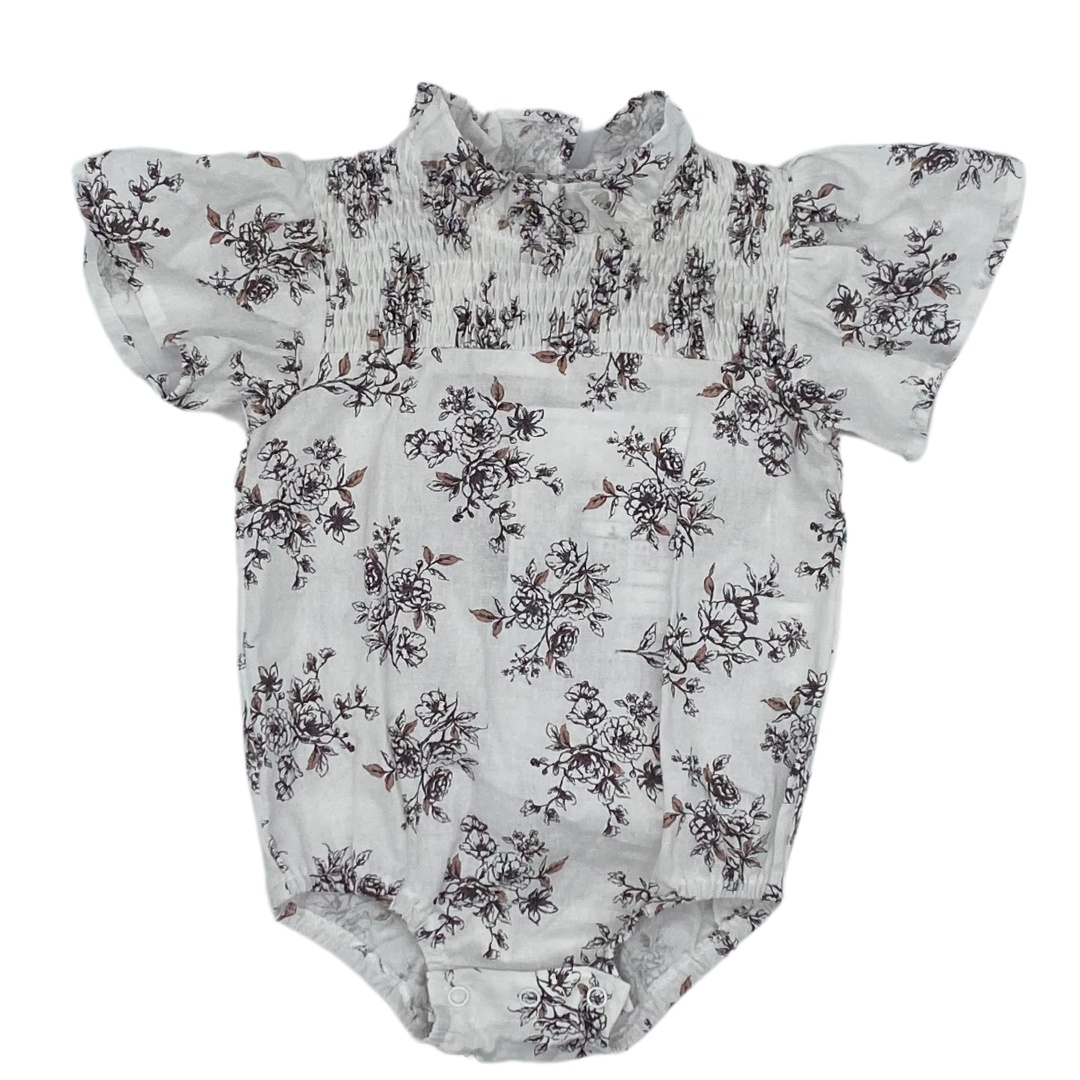 Floral Smocked Romper
