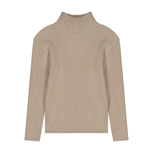 Knit Mock Neck