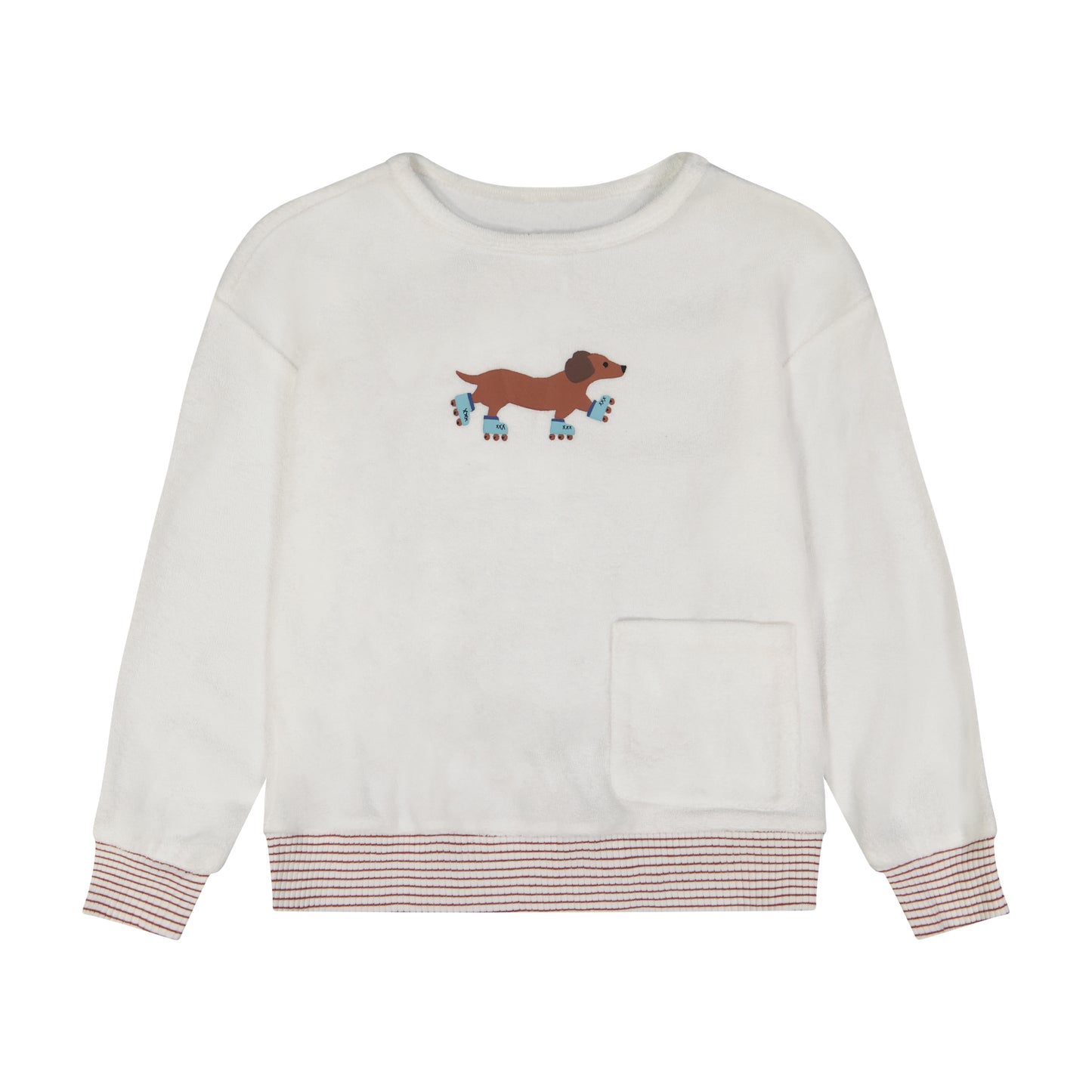 Rollerskating Dog Sweatshirt