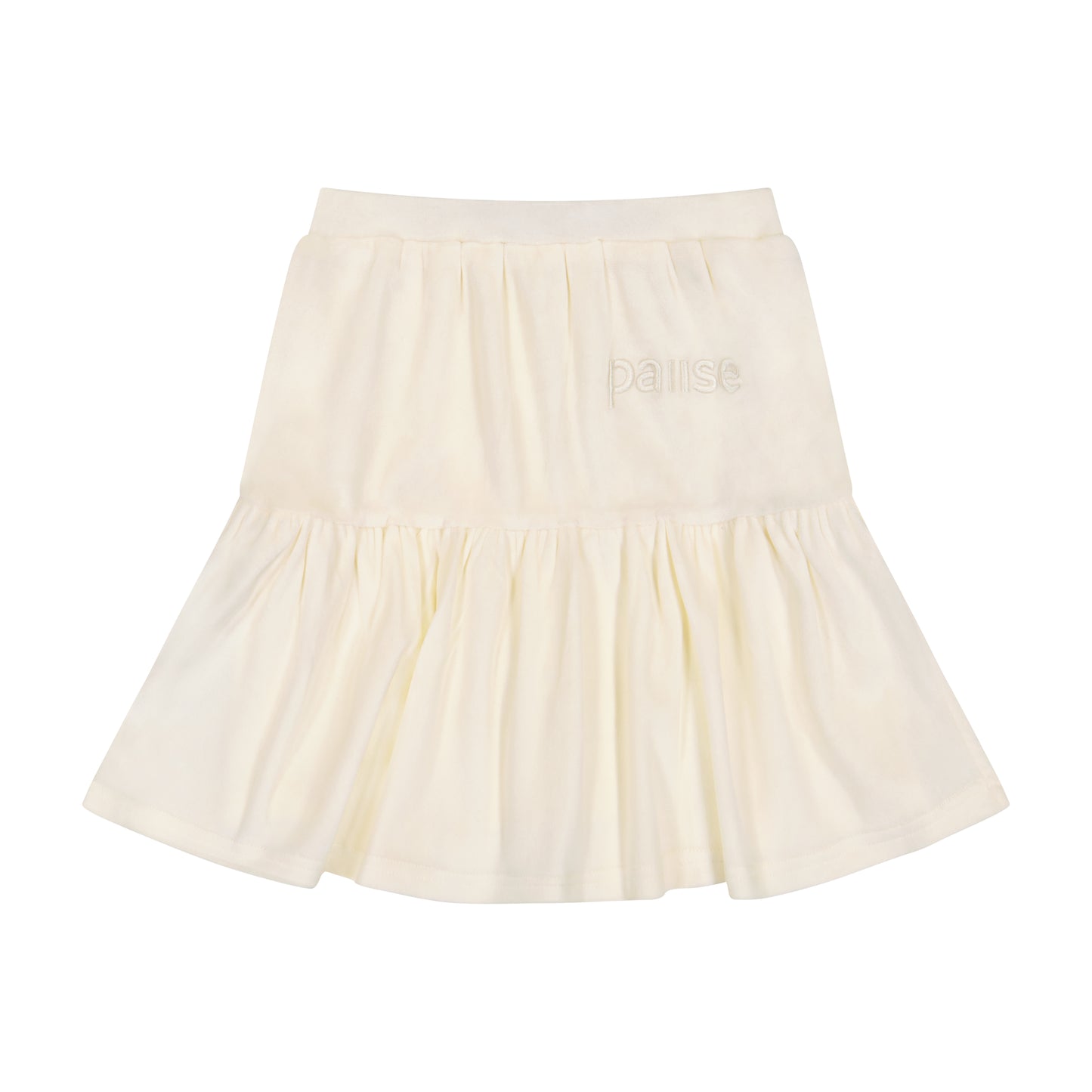 Velour Skirt White