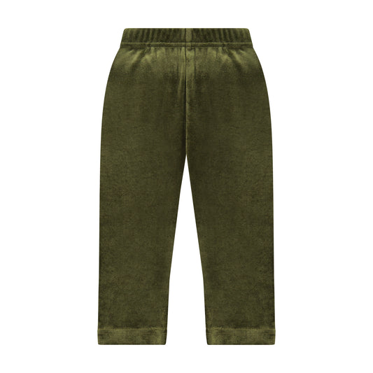 Velour Leggings Olive